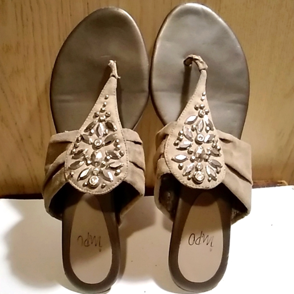Inpo 1" heels Sandals sz 9,5